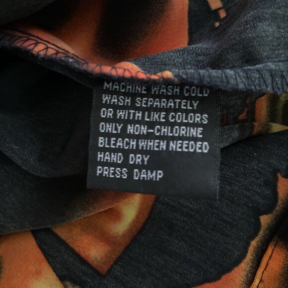 MT:2 Button Up Short Sleeve Shirt Dragon Double Sided Korea Mens Size Large - Picture 6 of 6